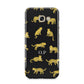 Prowling Leopard Samsung Galaxy A5 2017 Case on gold phone