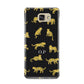 Prowling Leopard Samsung Galaxy A9 2016 Case on gold phone