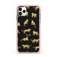 Prowling Leopard iPhone 11 Pro Max Impact Pink Edge Case