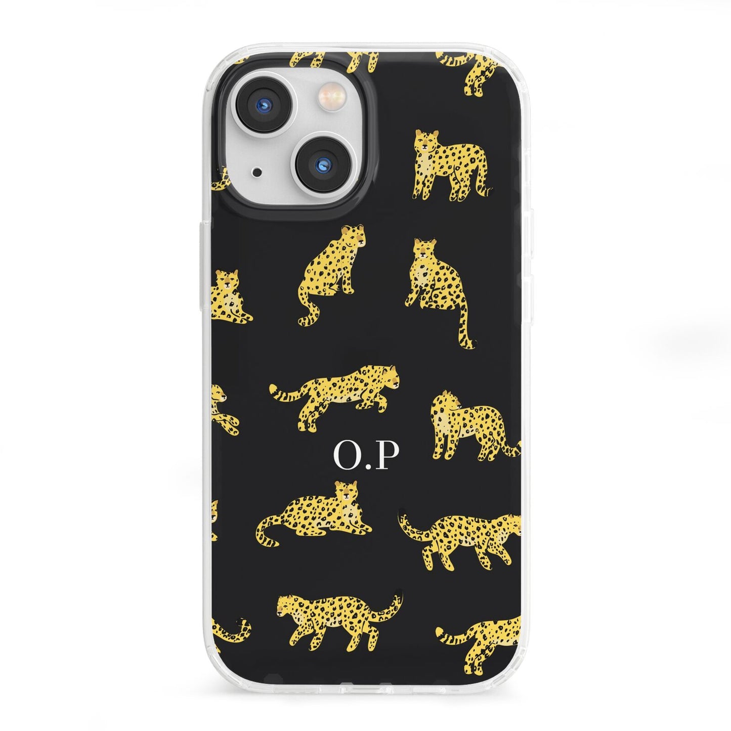 Prowling Leopard iPhone 13 Mini Clear Bumper Case