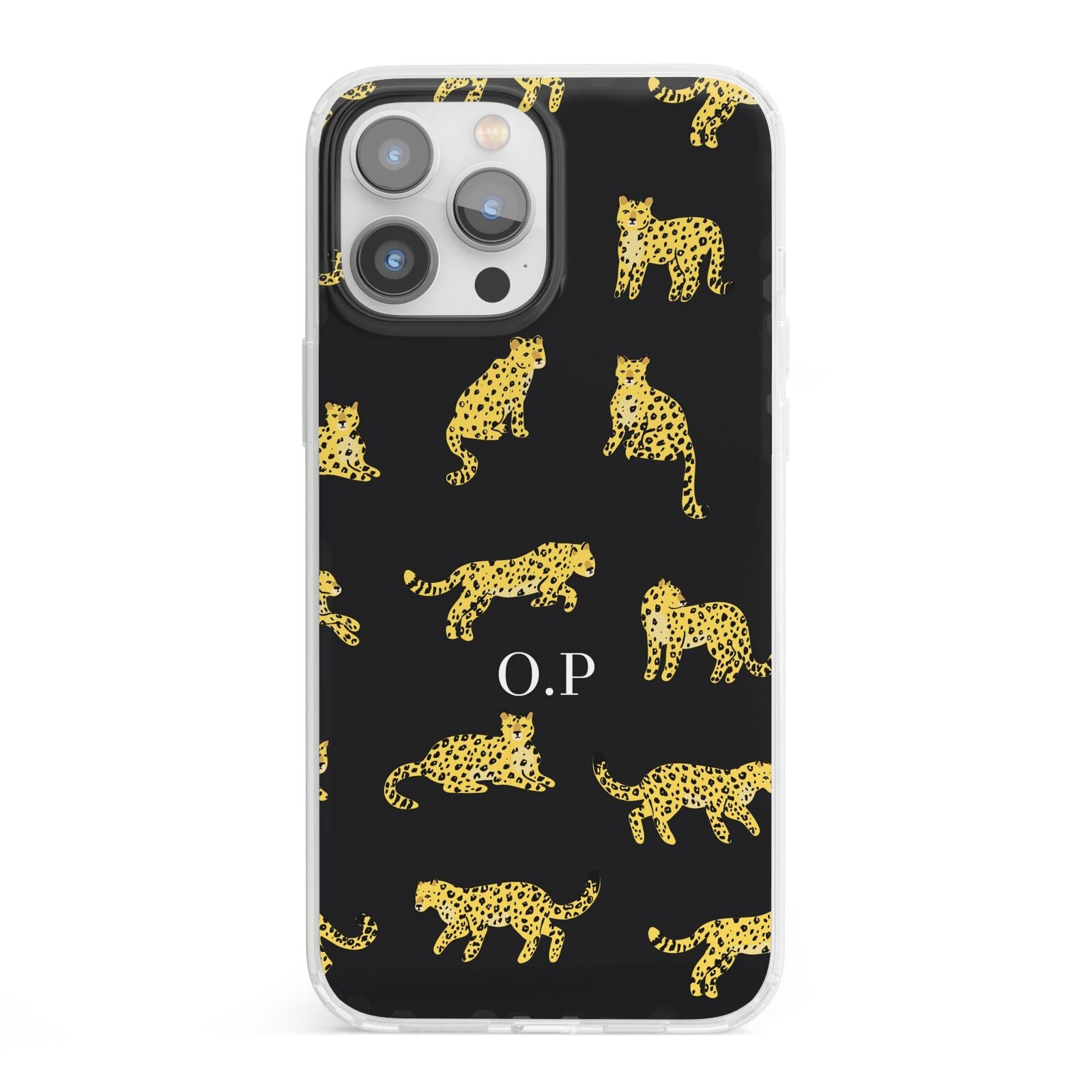 Prowling Leopard iPhone 13 Pro Max Clear Bumper Case