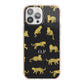 Prowling Leopard iPhone 13 Pro Max TPU Impact Case with Pink Edges