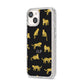 Prowling Leopard iPhone 14 Glitter Tough Case Starlight Angled Image