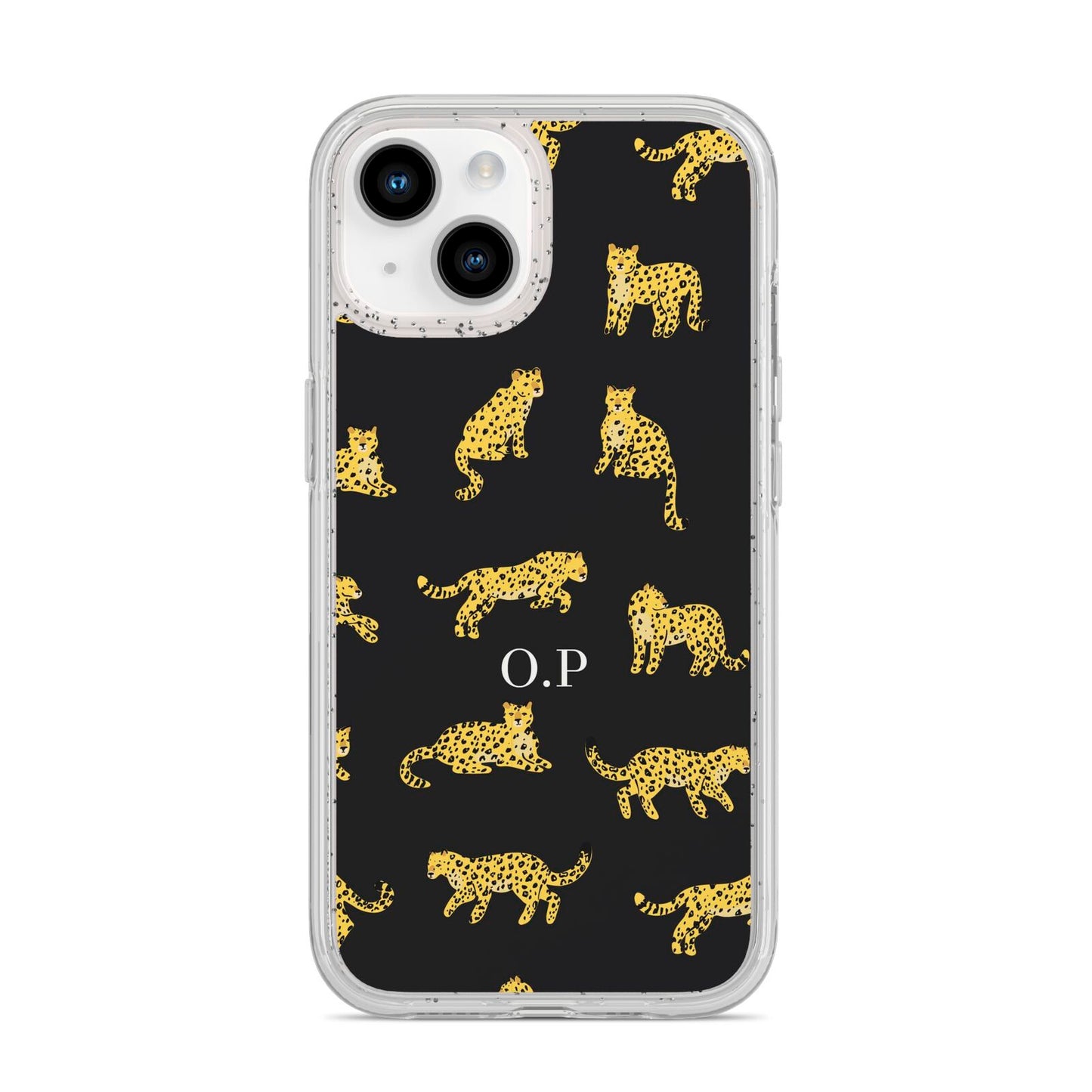 Prowling Leopard iPhone 14 Glitter Tough Case Starlight