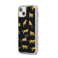 Prowling Leopard iPhone 14 Plus Glitter Tough Case Starlight Angled Image