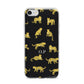 Prowling Leopard iPhone 7 Bumper Case on Silver iPhone