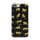 Prowling Leopard iPhone 7 Plus Bumper Case on Silver iPhone