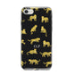 Prowling Leopard iPhone 8 Bumper Case on Silver iPhone