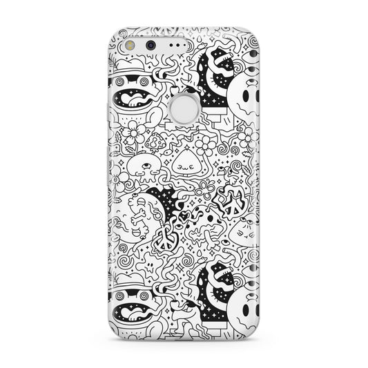 Psychedelic Cartoon Google Pixel Case