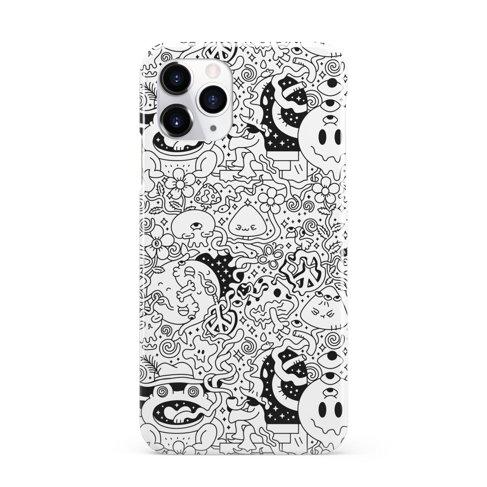 Psychedelic Cartoon iPhone 11 Pro 3D Snap Case