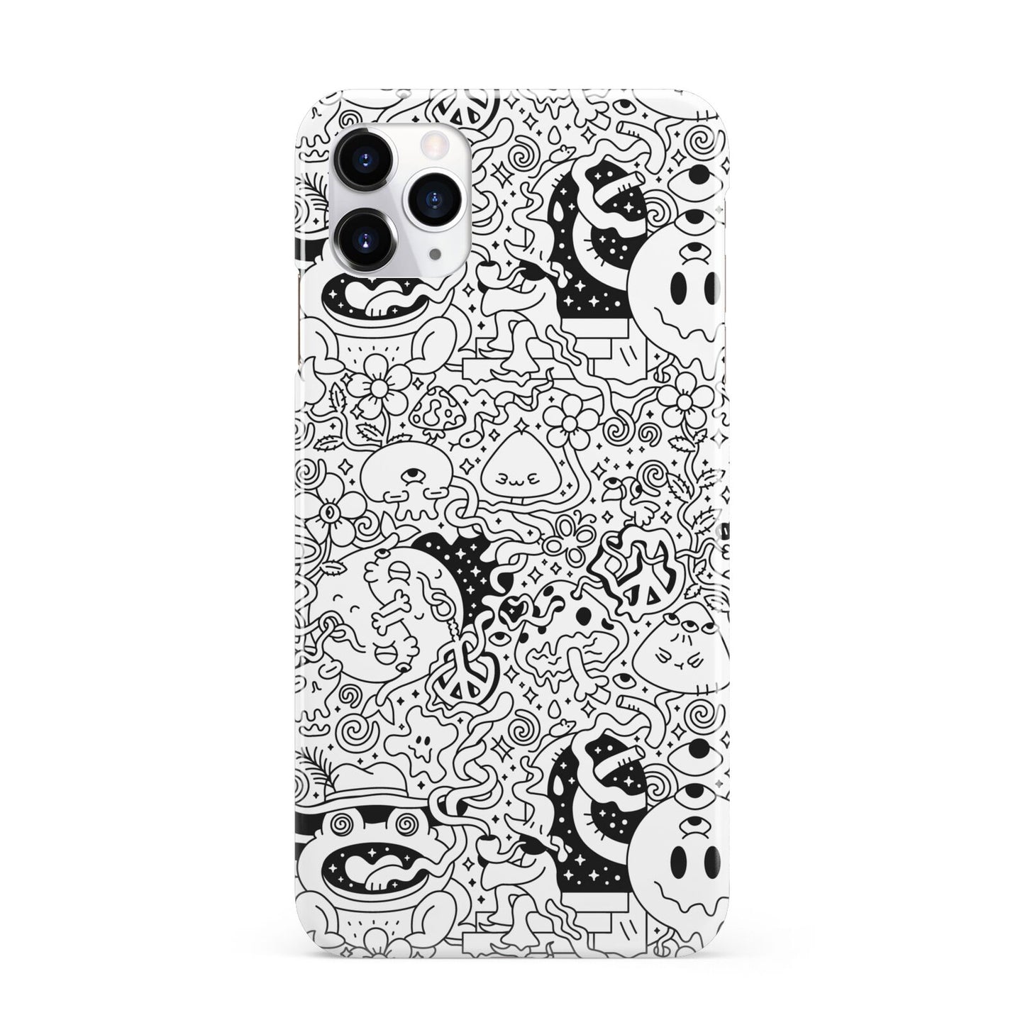 Psychedelic Cartoon iPhone 11 Pro Max 3D Snap Case