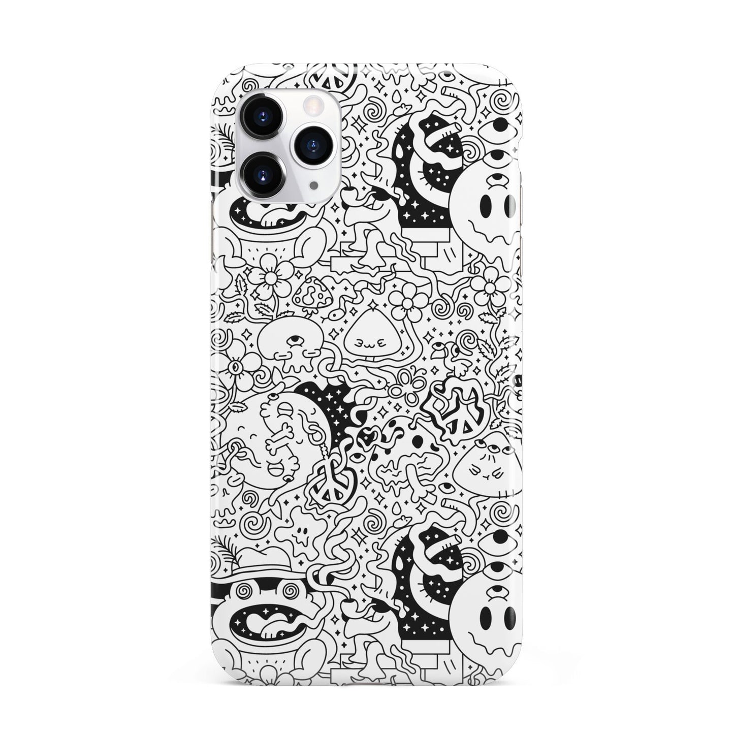 Psychedelic Cartoon iPhone 11 Pro Max 3D Tough Case