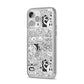Psychedelic Cartoon iPhone 14 Pro Max Glitter Tough Case Silver Angled Image