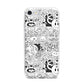 Psychedelic Cartoon iPhone 7 Bumper Case on Silver iPhone