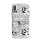 Psychedelic Cartoon iPhone X Bumper Case on Silver iPhone Alternative Image 1