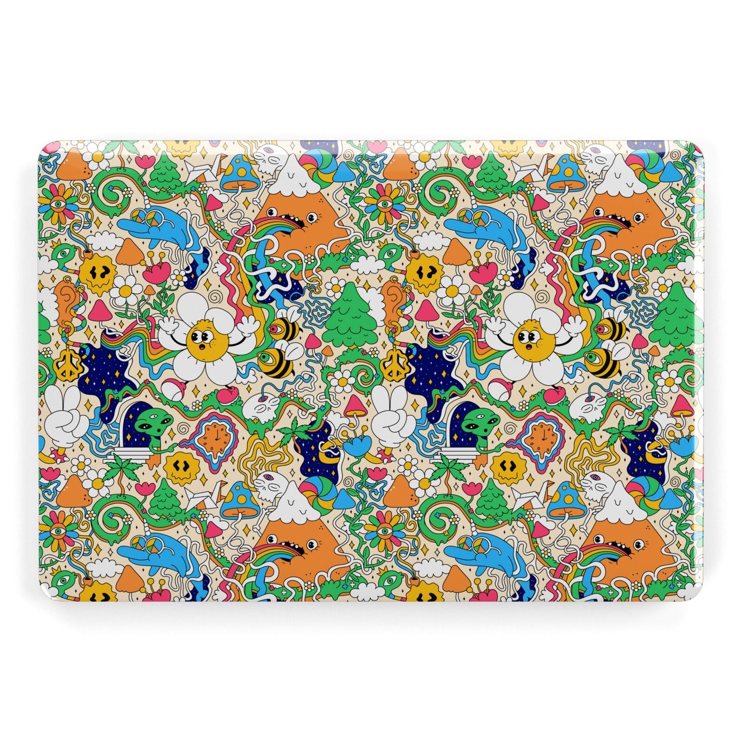 Psychedelic Trippy Apple MacBook Case