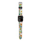 Psychedelic Trippy Apple Watch Strap Size 38mm with Silver Hardware