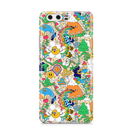 Psychedelic Trippy Huawei P10 Phone Case