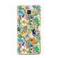 Psychedelic Trippy Samsung Galaxy A7 2016 Case on gold phone