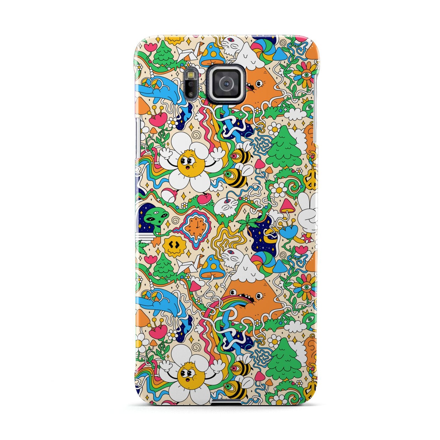 Psychedelic Trippy Samsung Galaxy Alpha Case