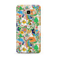 Psychedelic Trippy Samsung Galaxy J7 2016 Case on gold phone