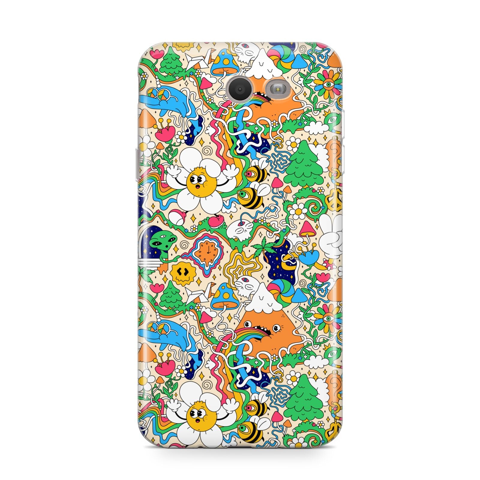 Psychedelic Trippy Samsung Galaxy J7 2017 Case