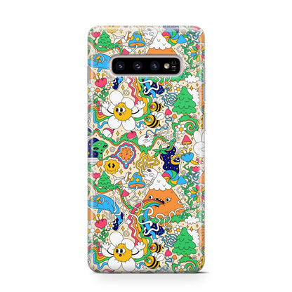 Psychedelic Trippy Samsung Galaxy S10 Case