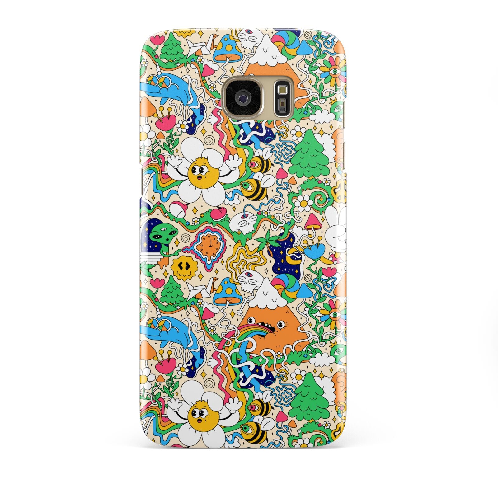 Psychedelic Trippy Samsung Galaxy S7 Edge Case