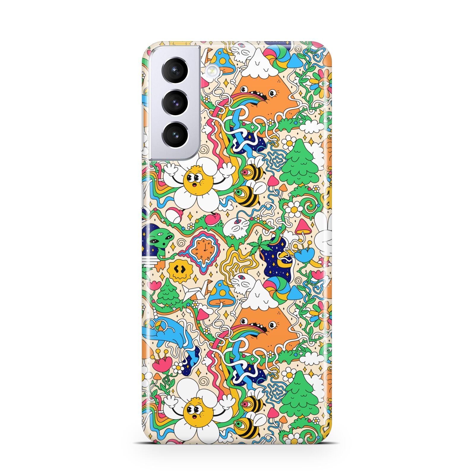 Psychedelic Trippy Samsung S21 Plus Case