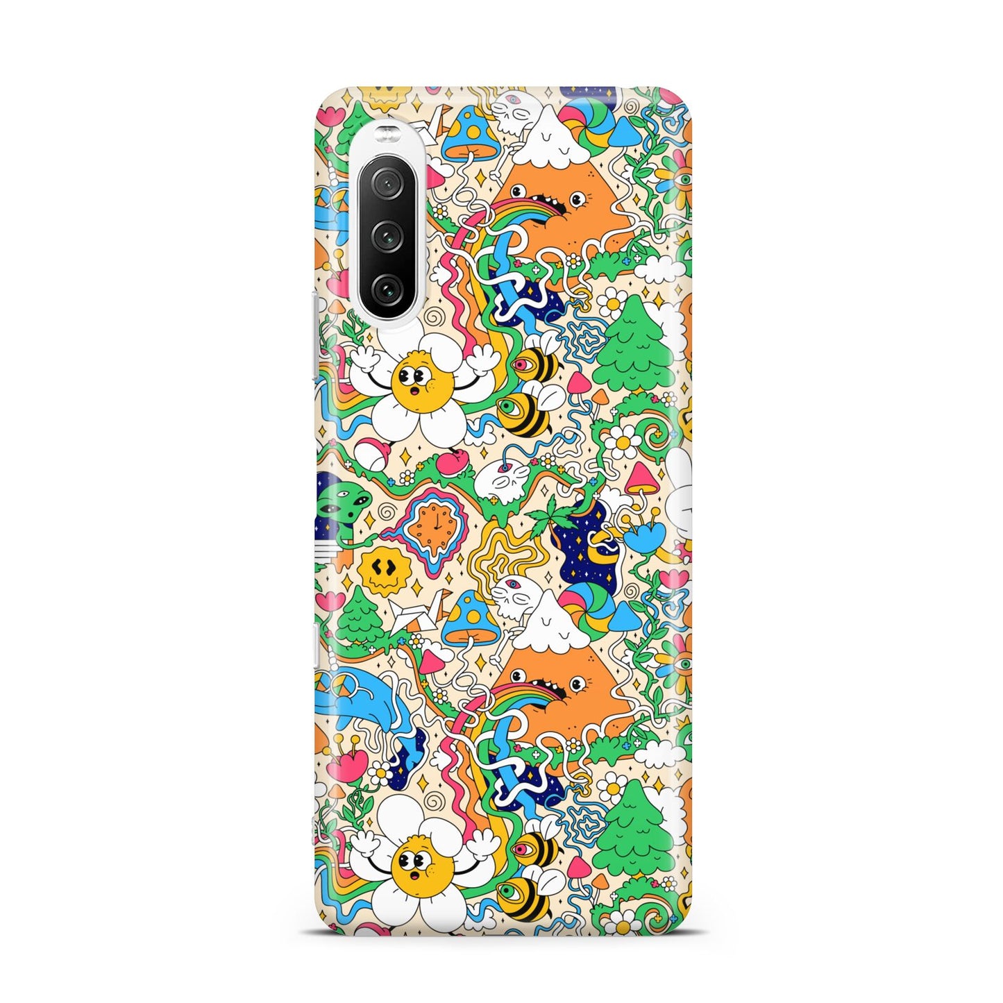 Psychedelic Trippy Sony Xperia 10 III Case