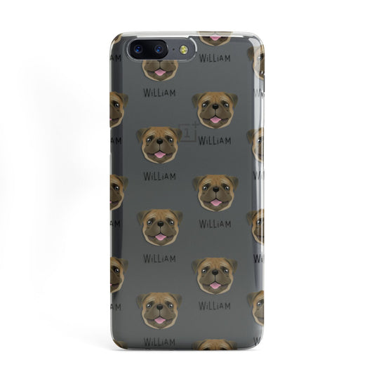 Pug Icon with Name OnePlus Case