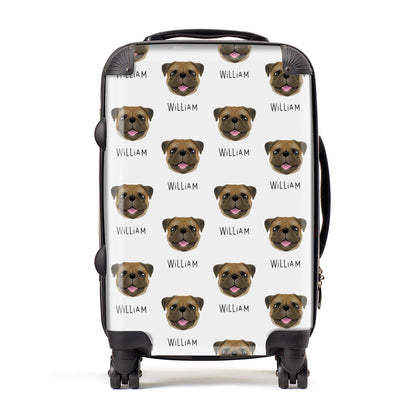 Pug Icon with Name Suitcase