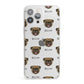 Pug Icon with Name iPhone 13 Pro Max Clear Bumper Case