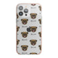 Pug Icon with Name iPhone 13 Pro Max TPU Impact Case with Pink Edges