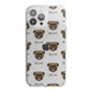Pug Icon with Name iPhone 13 Pro Max TPU Impact Case with White Edges