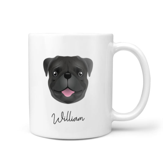 Pug Personalised 10oz Mug