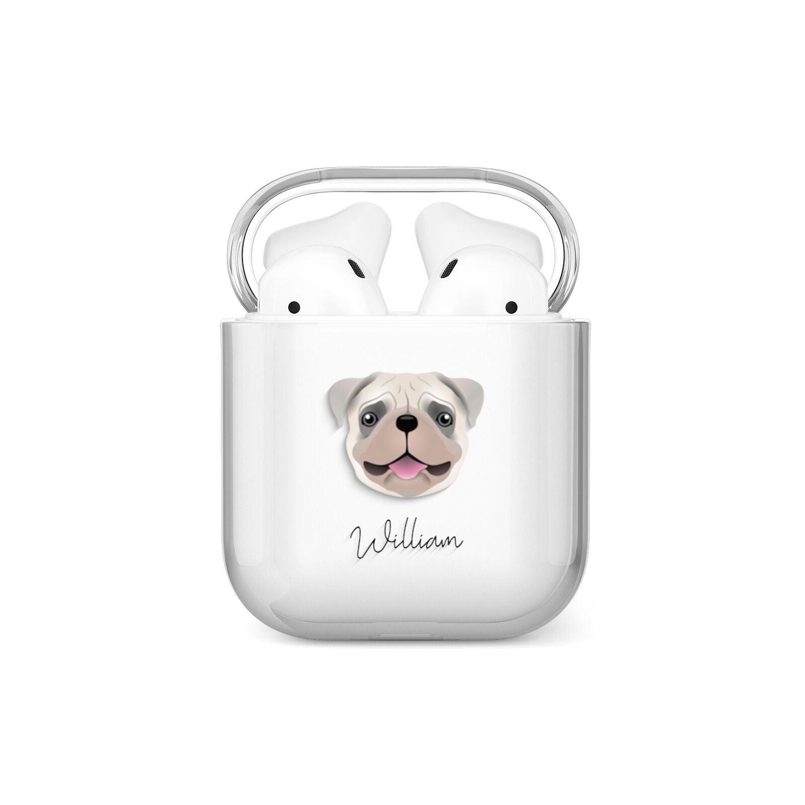 Pug Personalised AirPods Case