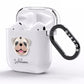 Pug Personalised AirPods Clear Case Side Image