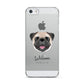Pug Personalised Apple iPhone 5 Case