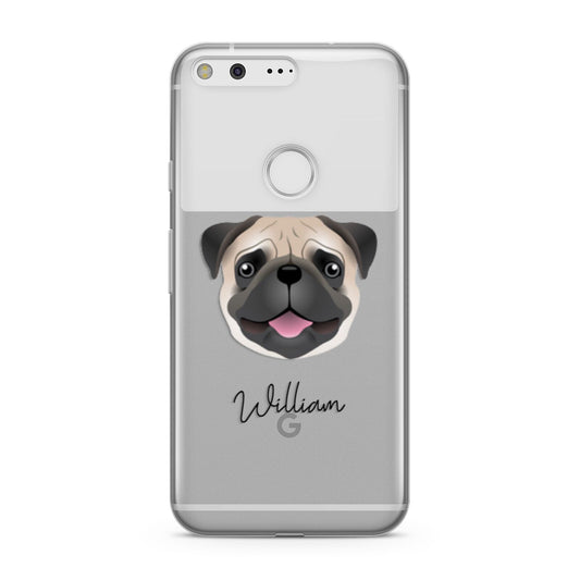 Pug Personalised Google Pixel Case