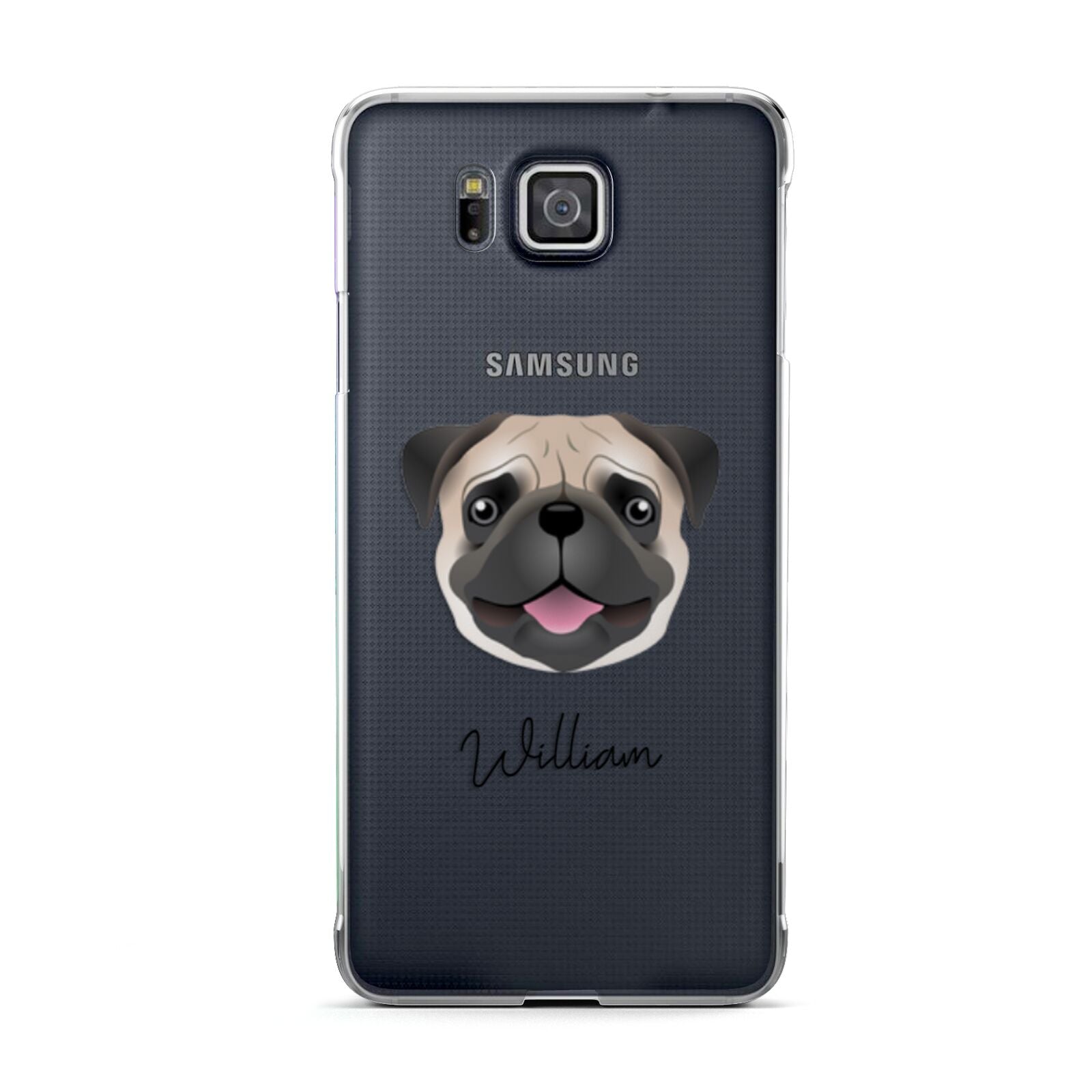 Pug Personalised Samsung Galaxy Alpha Case