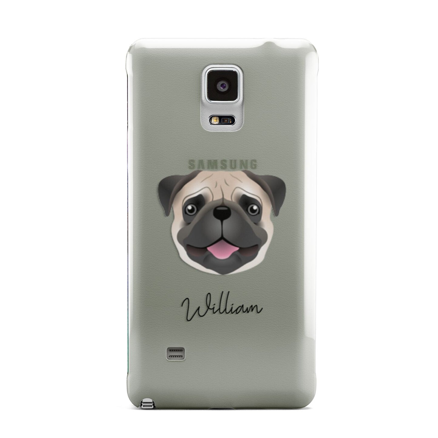 Pug Personalised Samsung Galaxy Note 4 Case