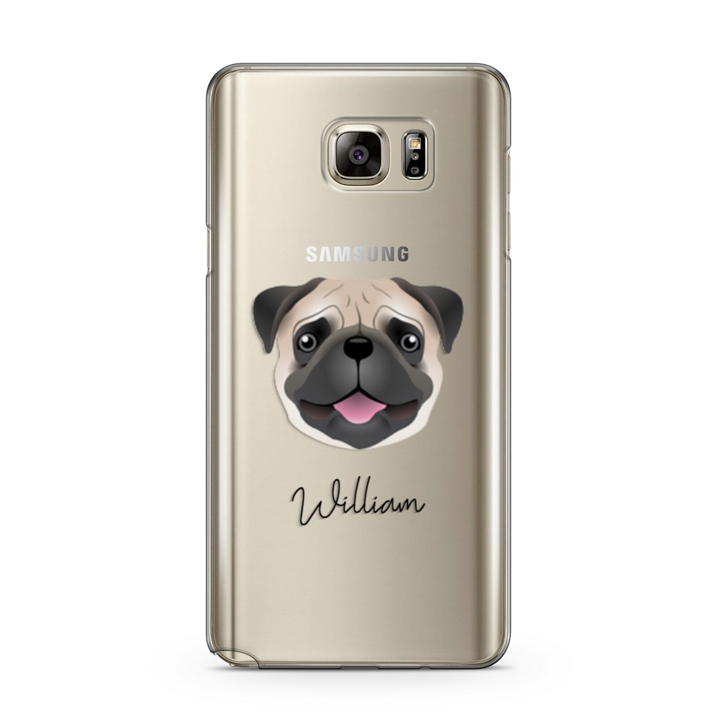 Pug Personalised Samsung Galaxy Note 5 Case
