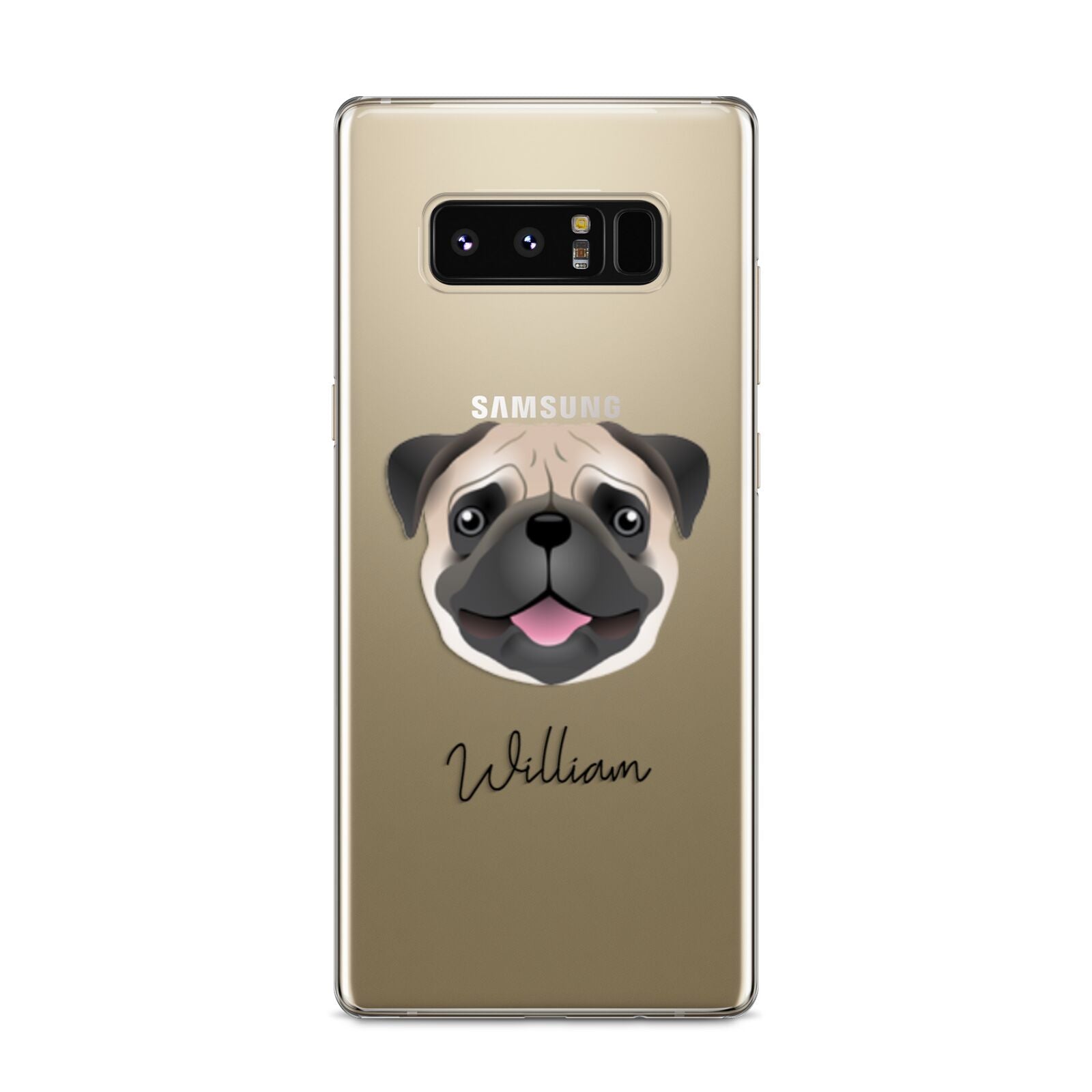 Pug Personalised Samsung Galaxy S8 Case