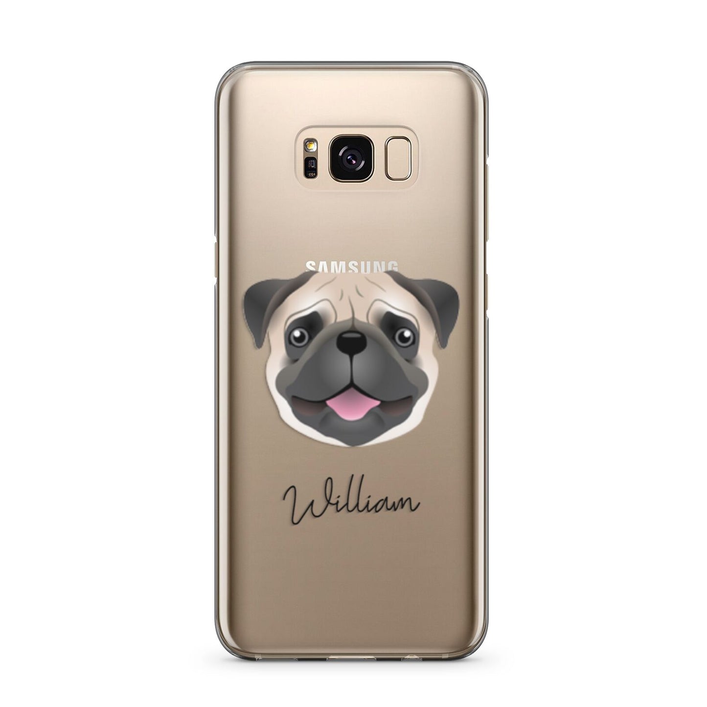 Pug Personalised Samsung Galaxy S8 Plus Case