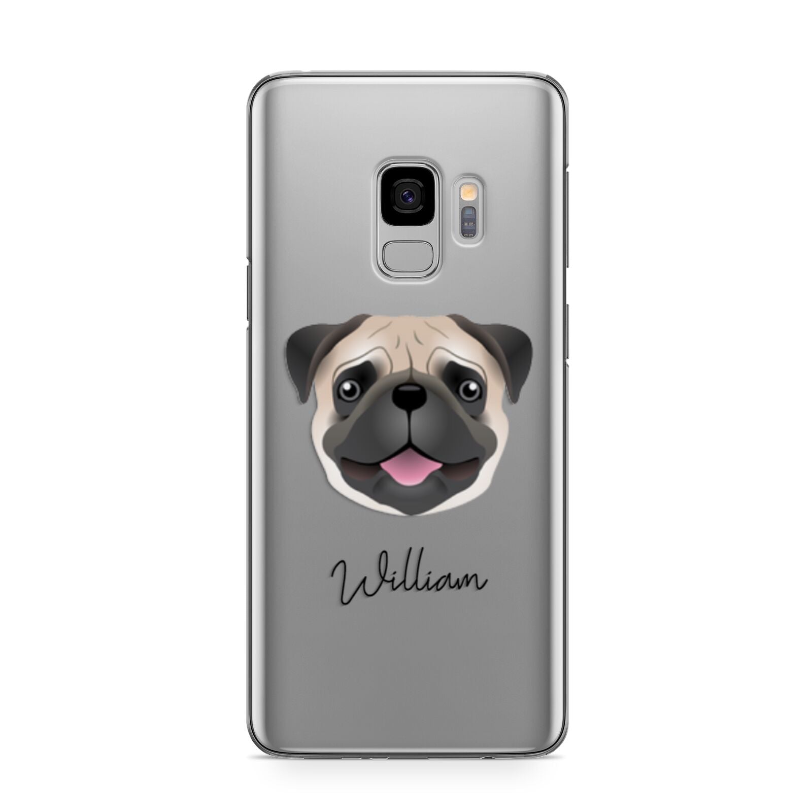 Pug Personalised Samsung Galaxy S9 Case