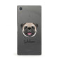 Pug Personalised Sony Xperia Case