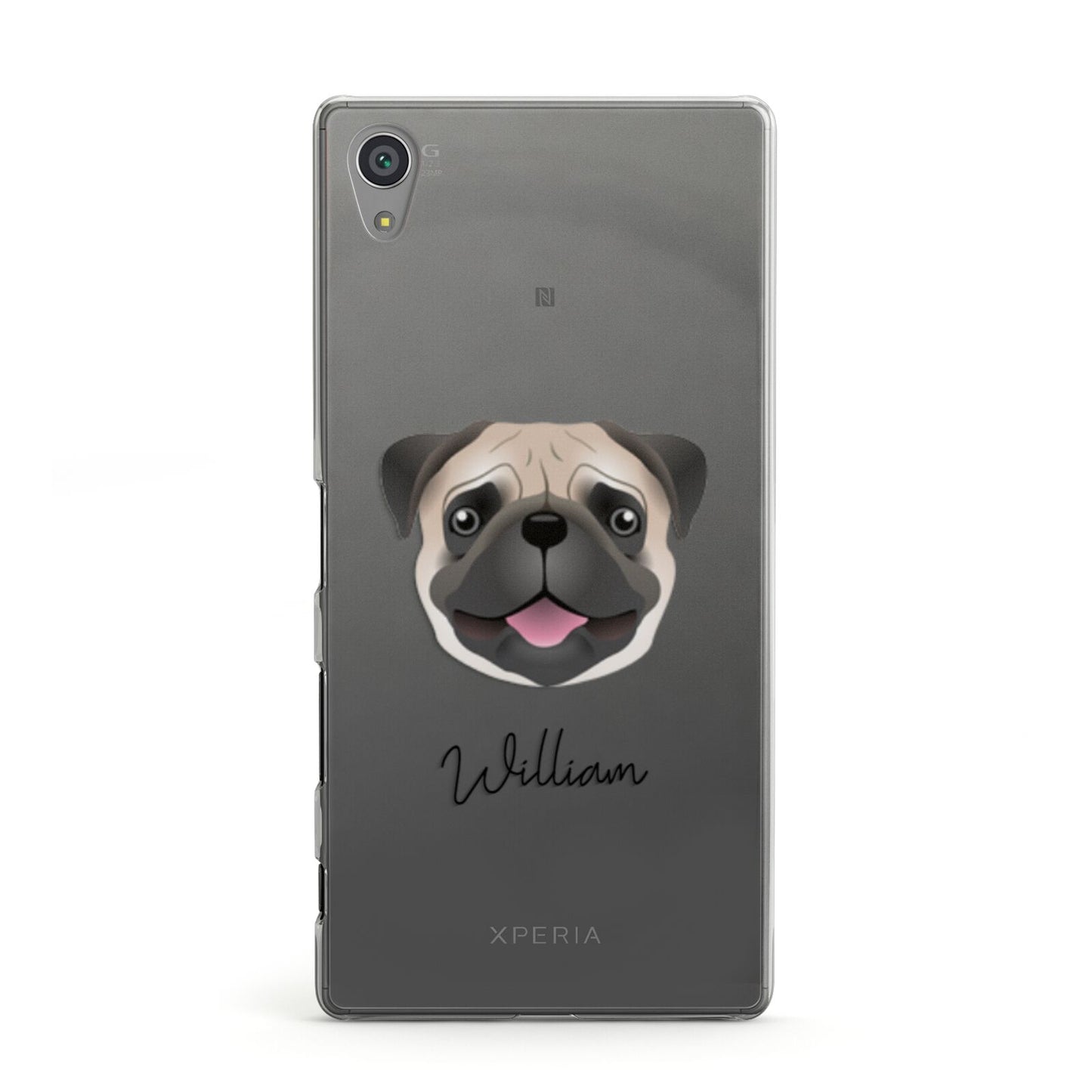 Pug Personalised Sony Xperia Case