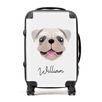 Pug Personalised Suitcase