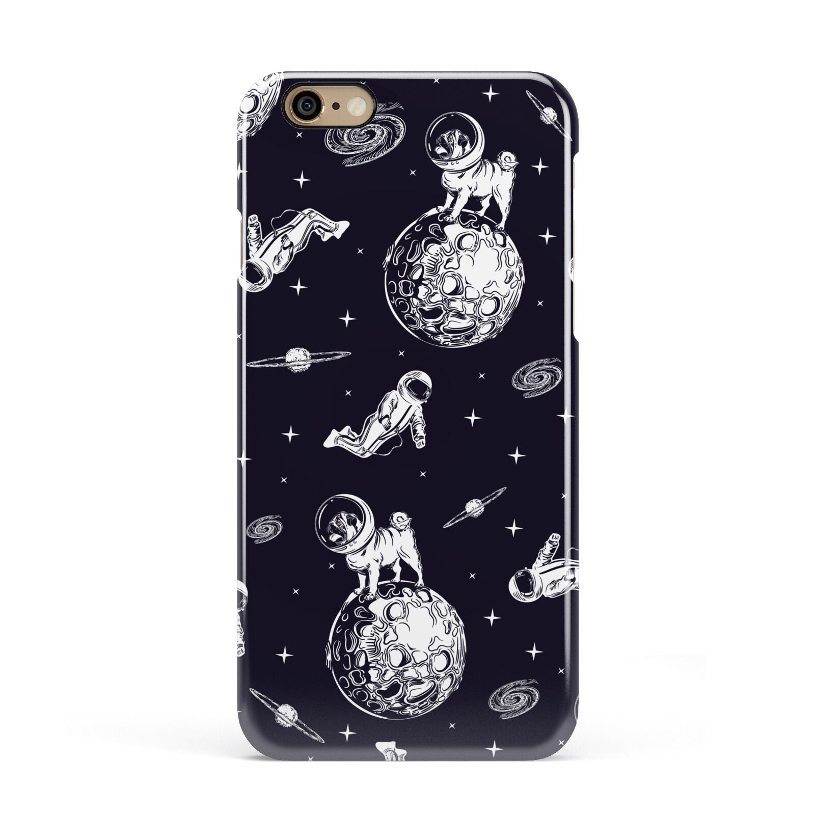 Pug in Space Apple iPhone 6 3D Snap Case